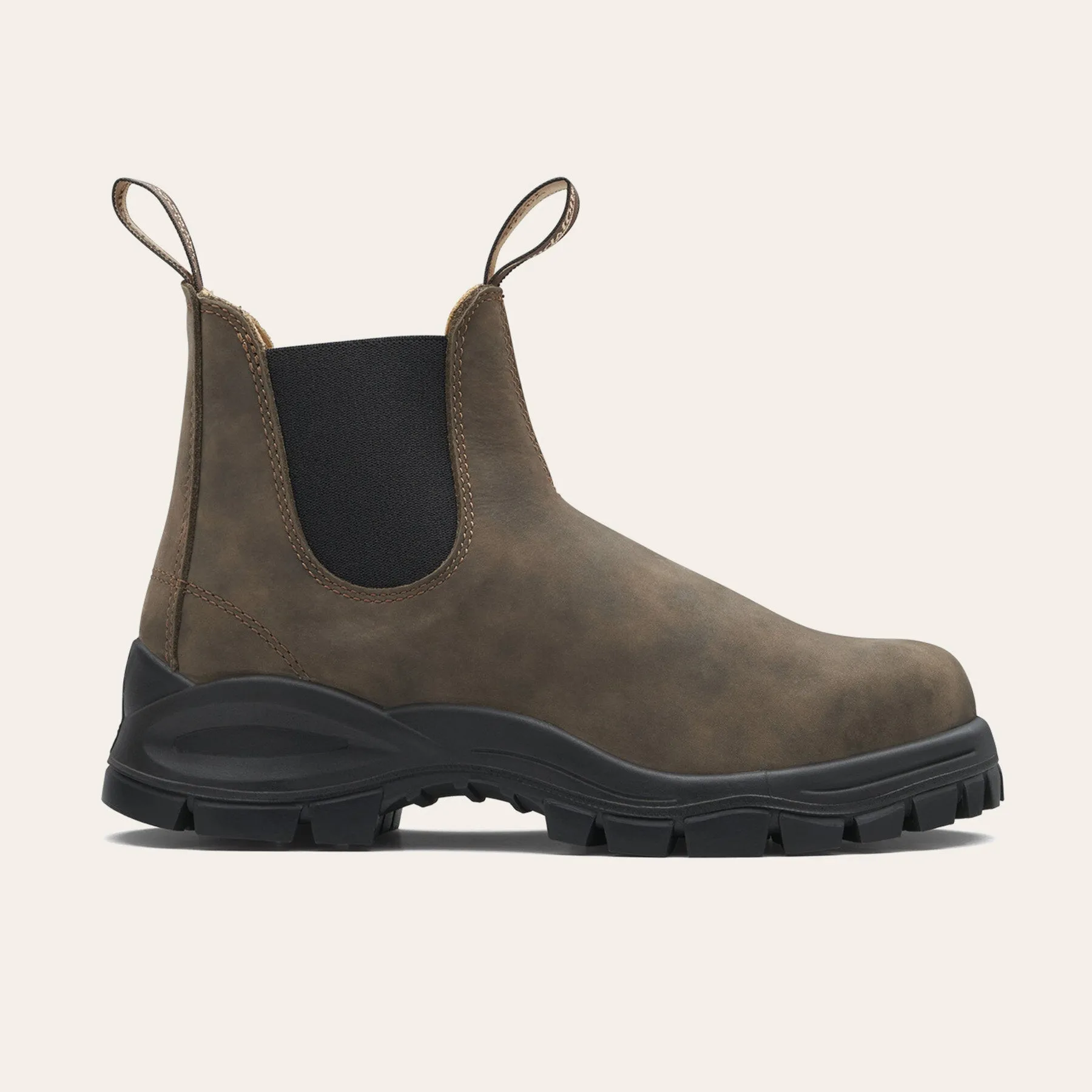 #  2239 LUG BOOT    RUSTIC BROWN & BLACK      