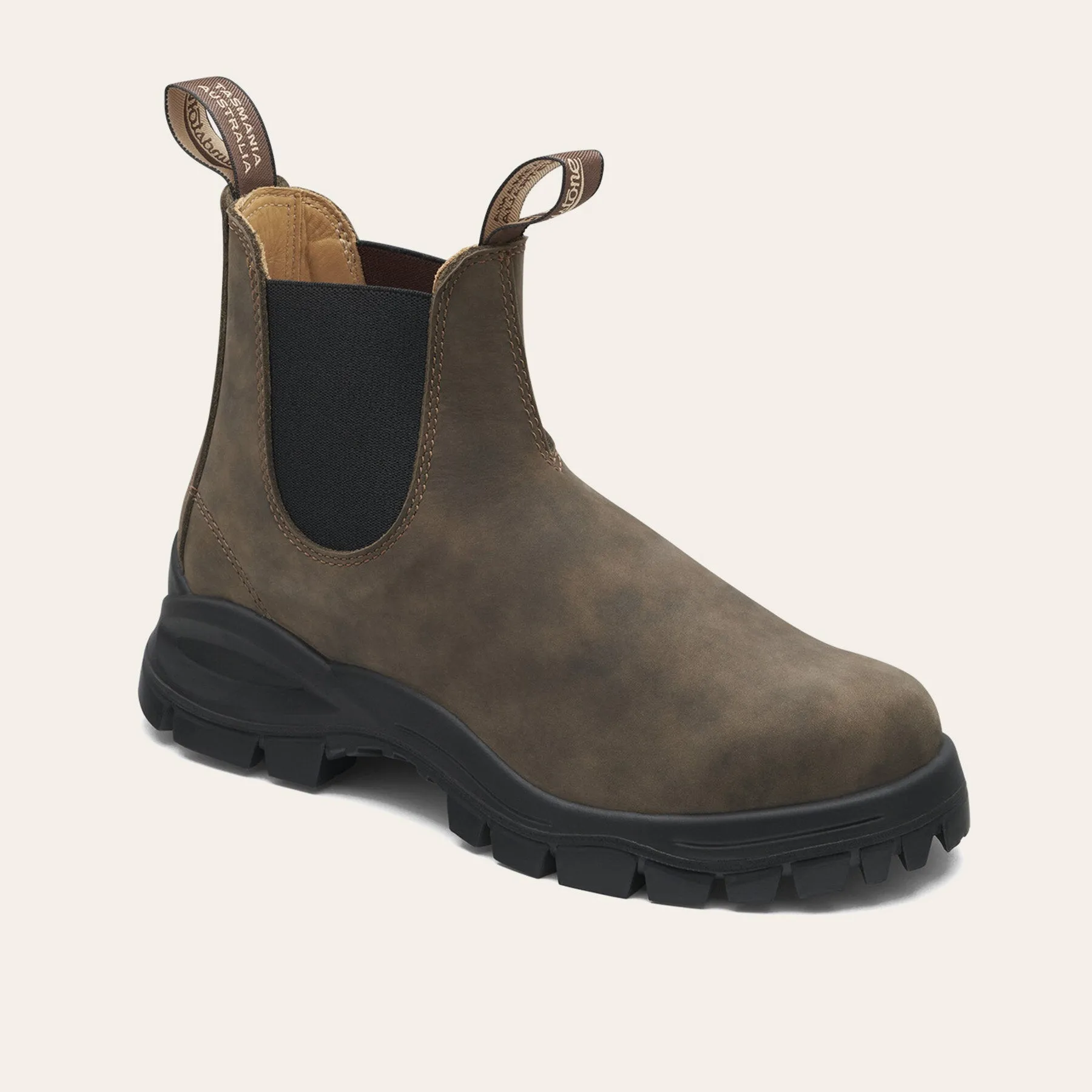 #  2239 LUG BOOT    RUSTIC BROWN & BLACK      