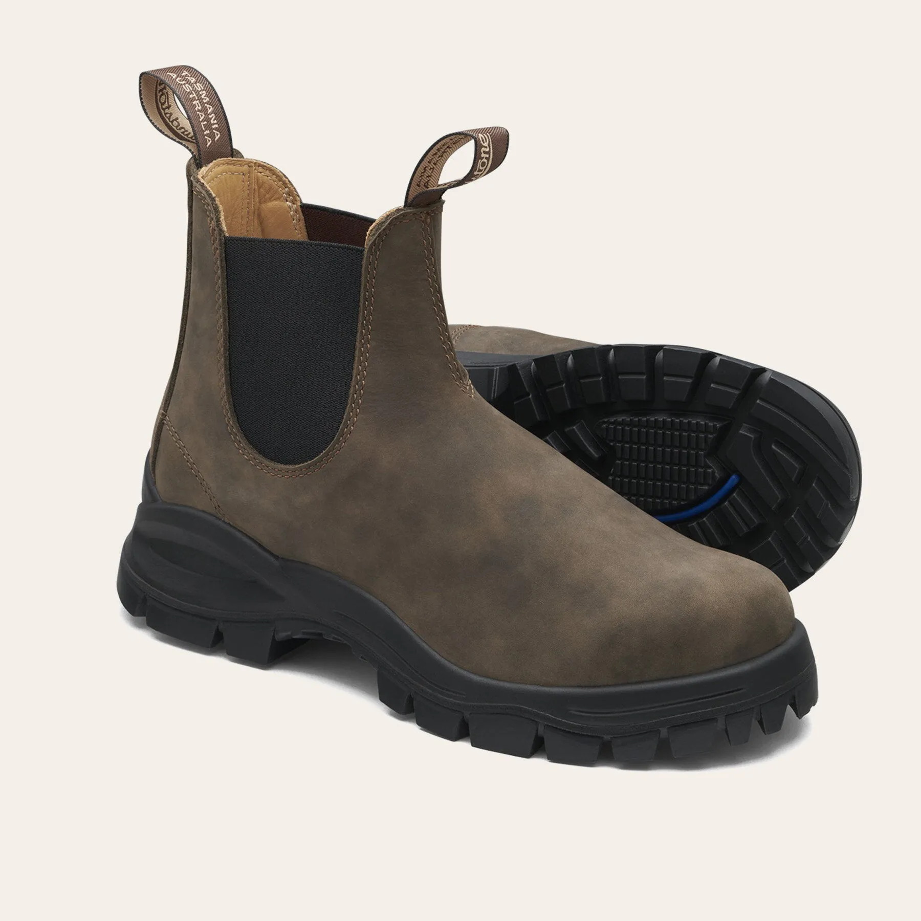 #  2239 LUG BOOT    RUSTIC BROWN & BLACK      