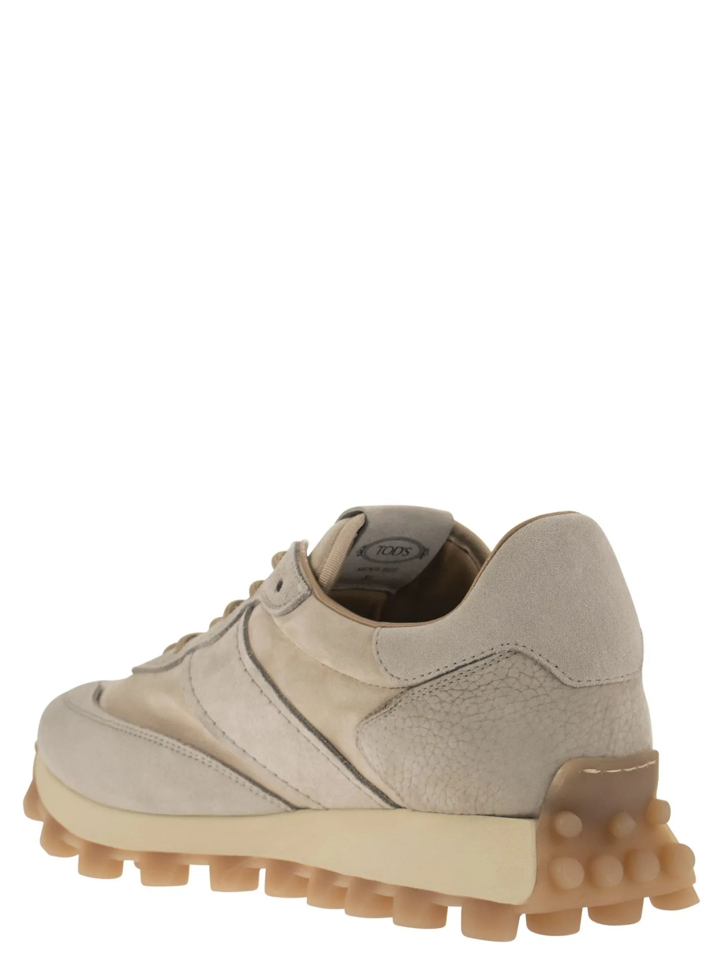 1T - Nabuk and leather sneakers