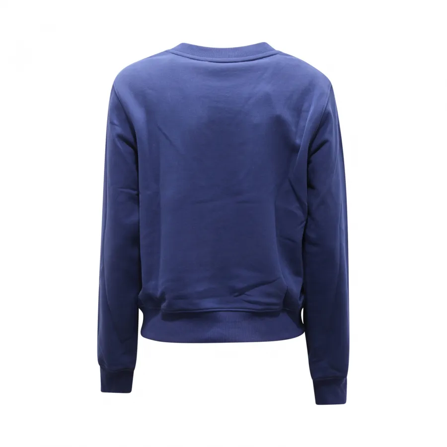 2037AQ felpa donna MOSCHINO COUTURE woman sweatshirt blue