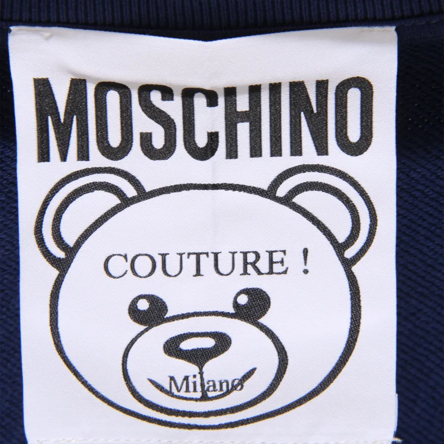 2037AQ felpa donna MOSCHINO COUTURE woman sweatshirt blue