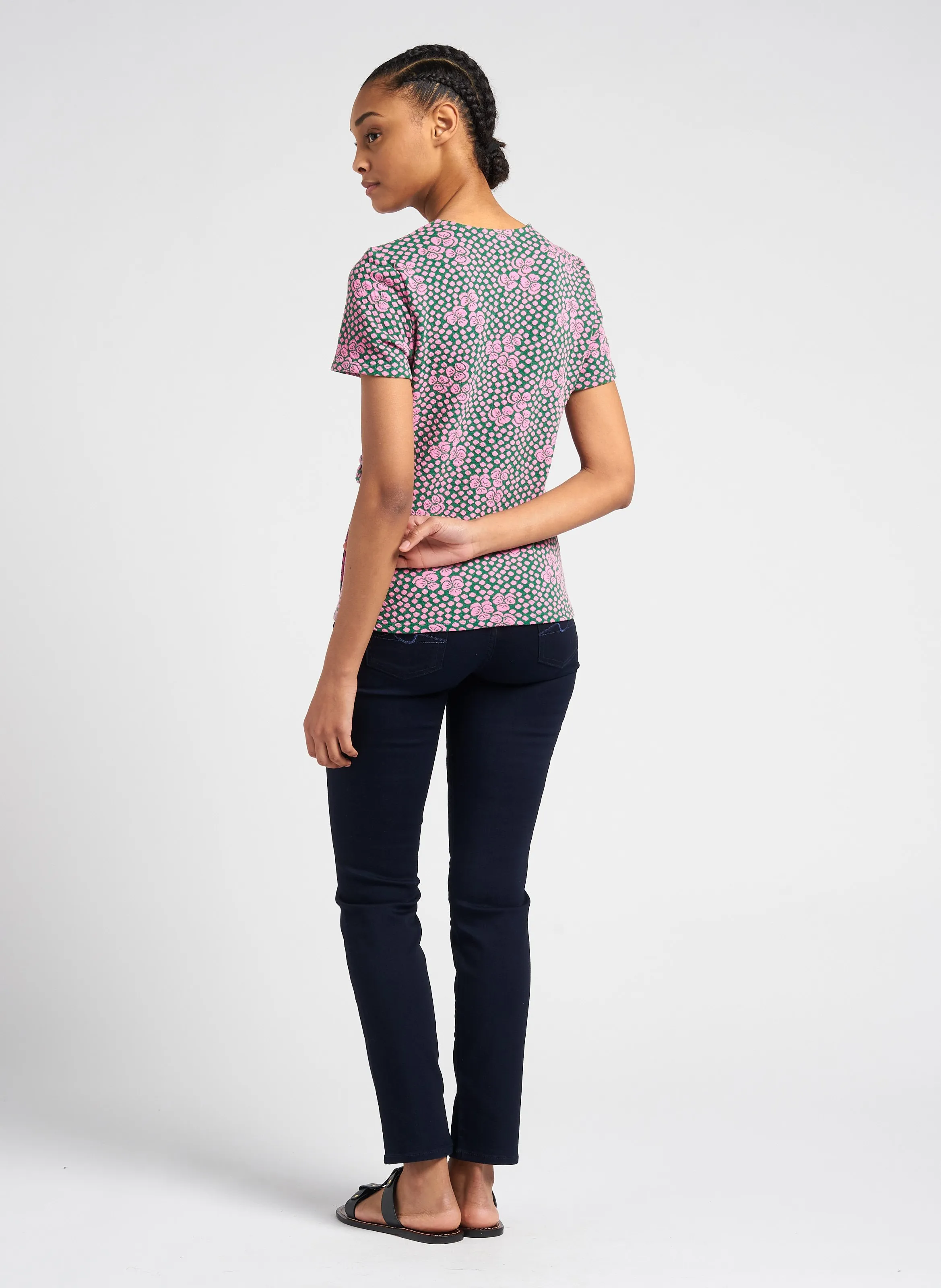  7 FOR ALL MANKIND   ROXANNE MAJESTY - Jeans slim a vita medio-alta in misto cotone | Blu
