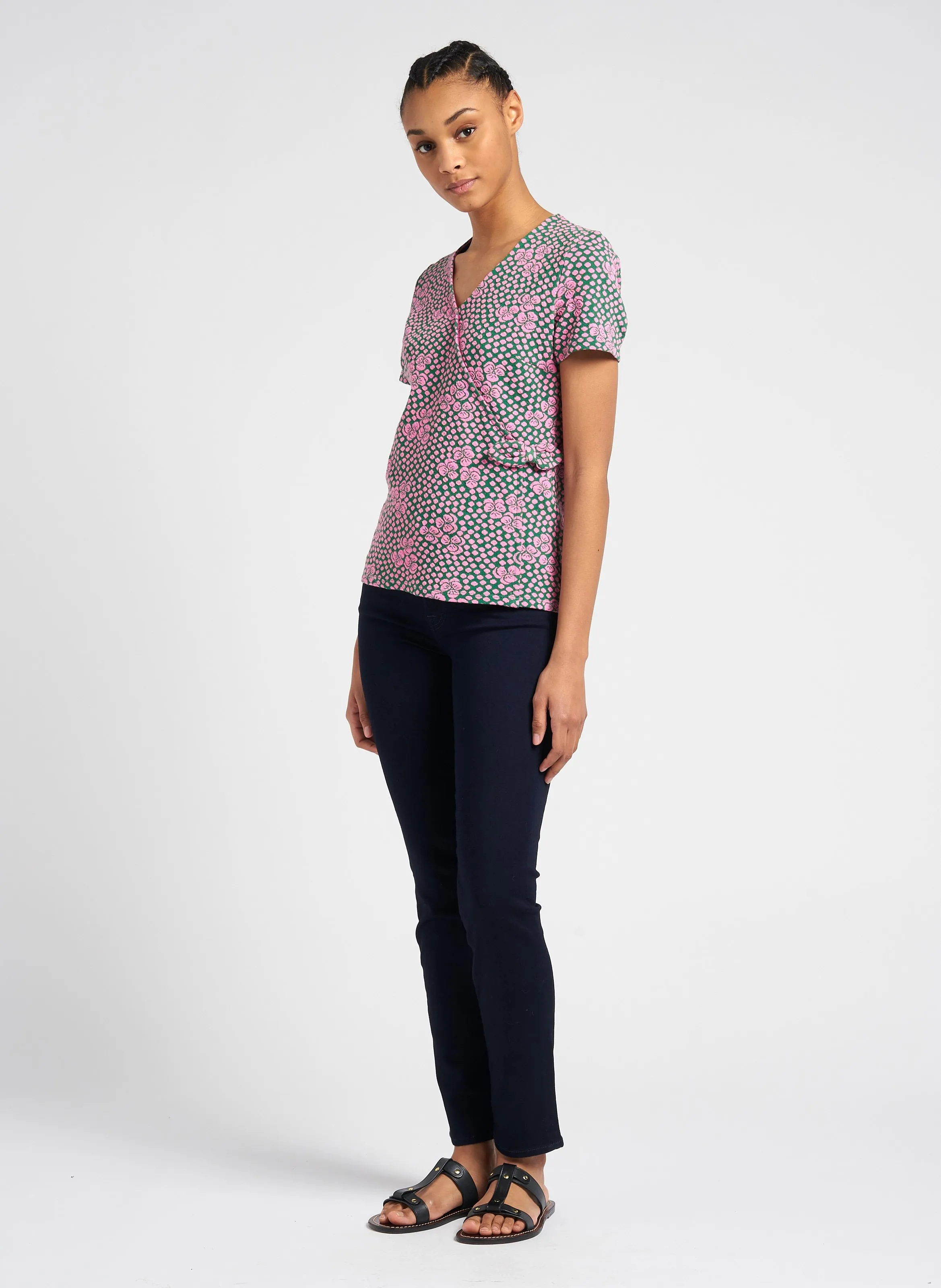  7 FOR ALL MANKIND   ROXANNE MAJESTY - Jeans slim a vita medio-alta in misto cotone | Blu