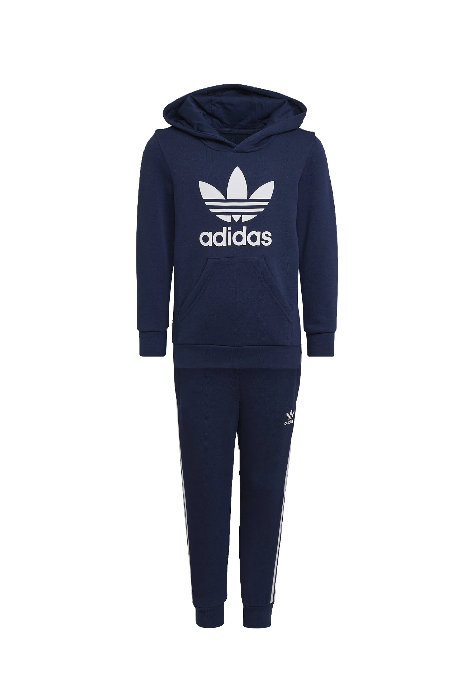 Adidas Blue Cotton Kids Tracksuit