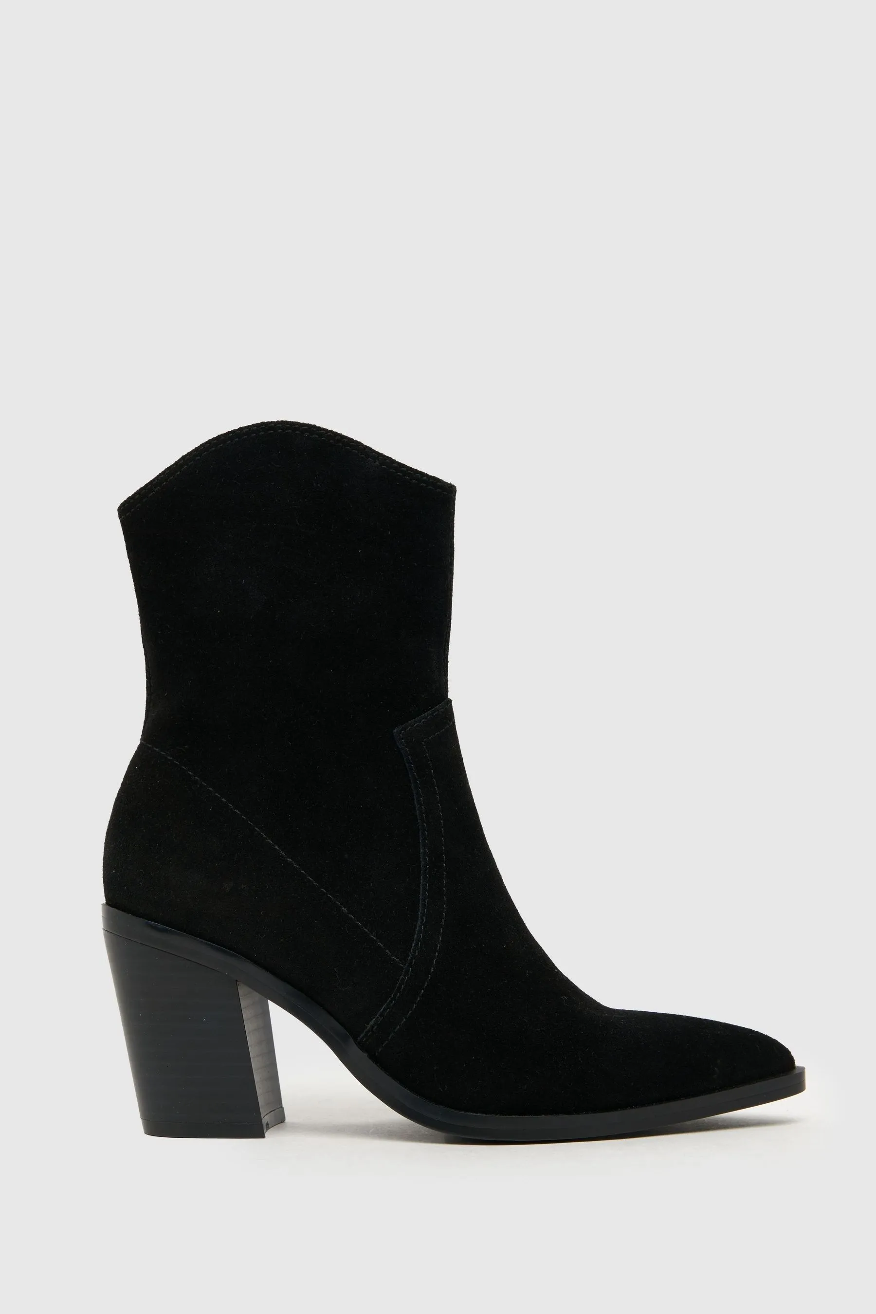 Angelo Shoe - Suede Western Boots