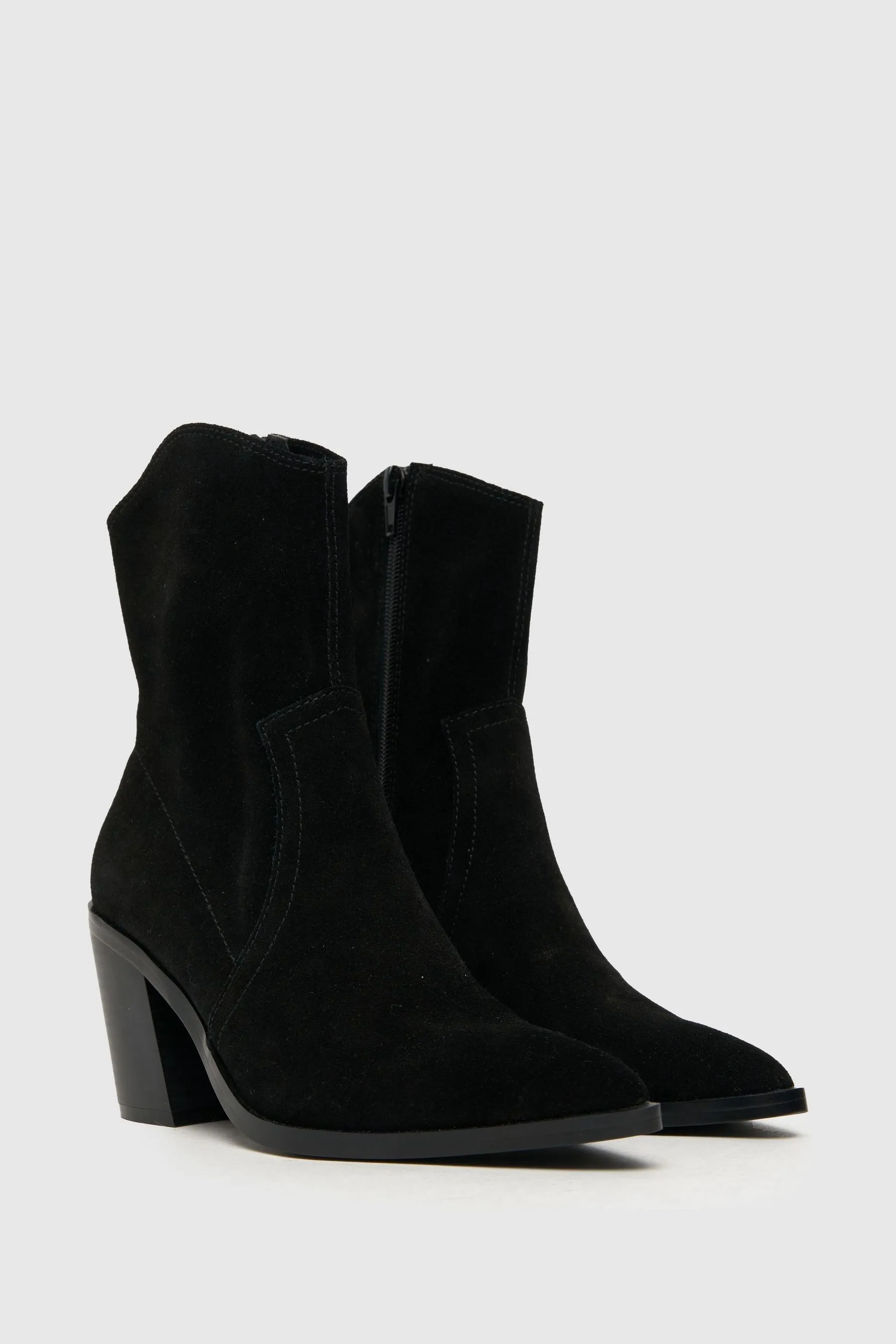Angelo Shoe - Suede Western Boots