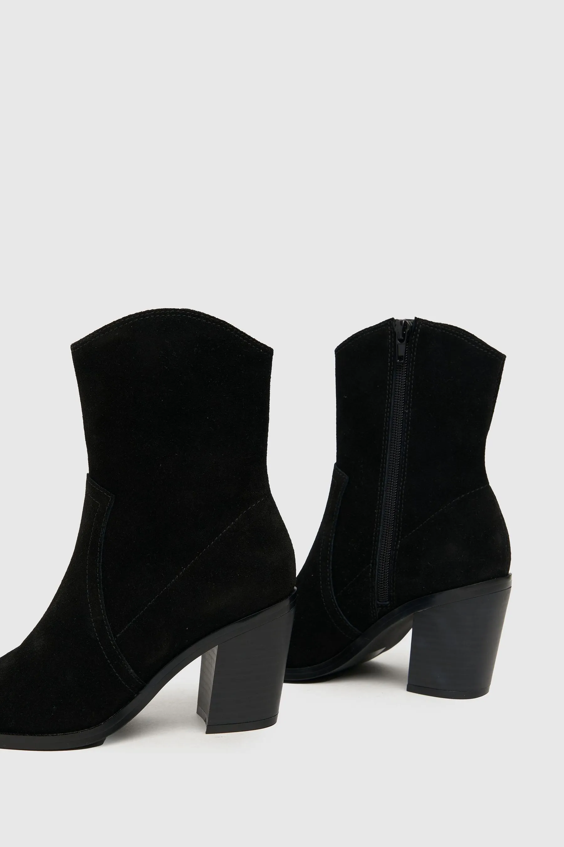 Angelo Shoe - Suede Western Boots