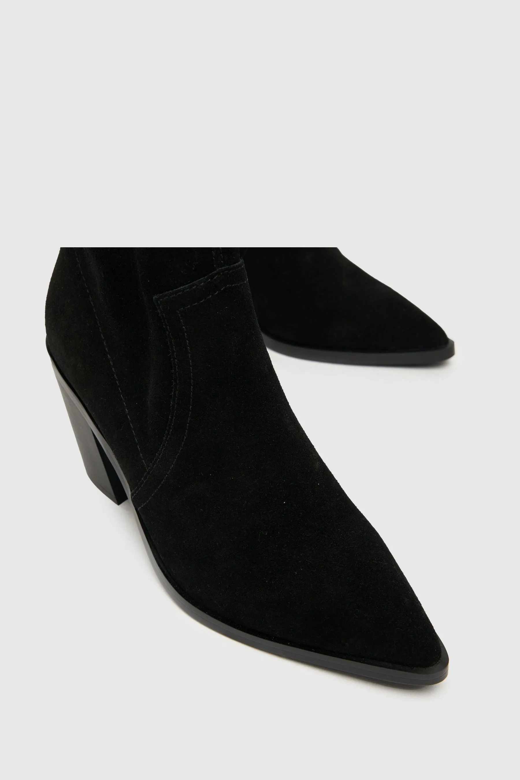 Angelo Shoe - Suede Western Boots