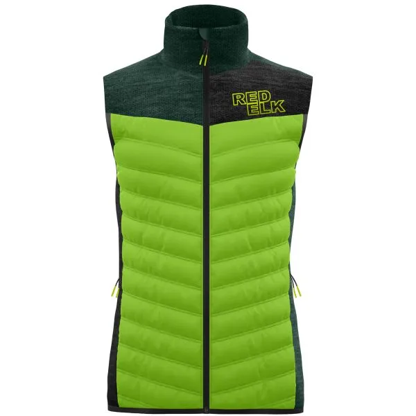 Apple Green padded men's gilet by REDELK UBERT
