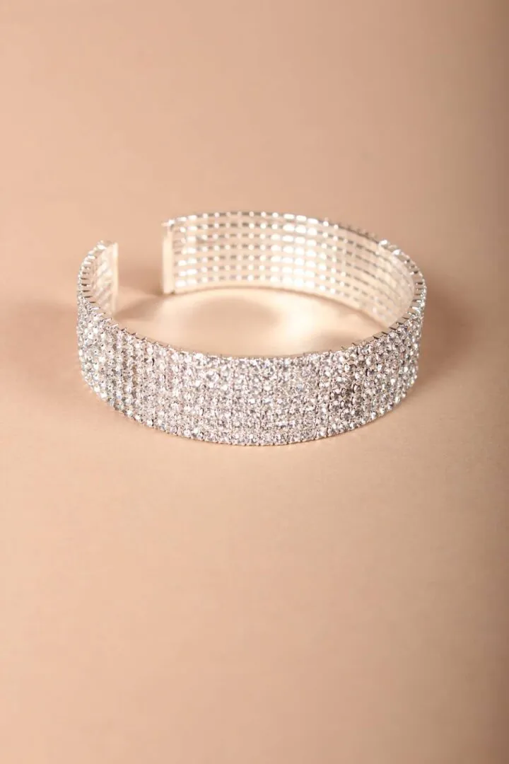 Argento Strass Bracelet