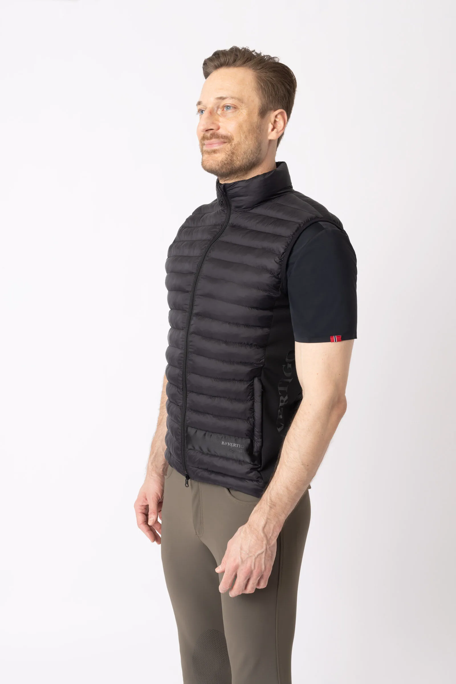 B Vertigo Simon Equitation Padded Ultralight Gilet for Men