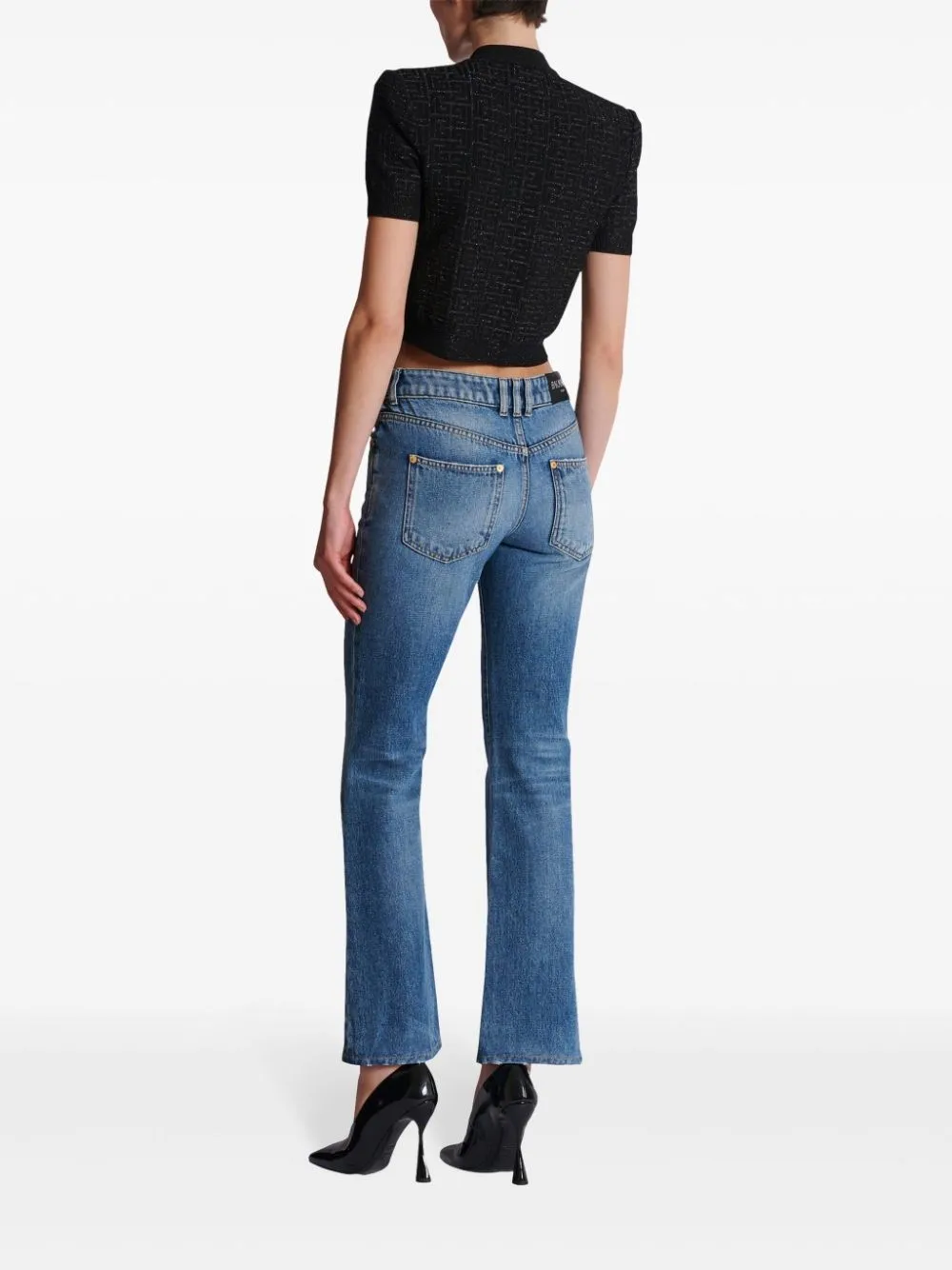 Balmain Cardigan crop PB Labyrinth