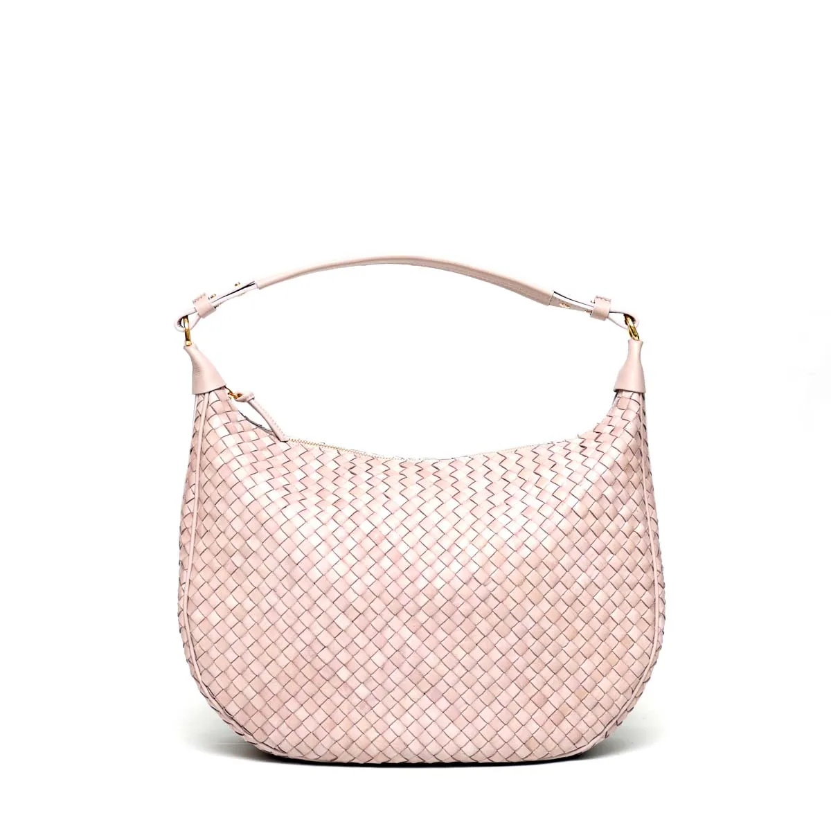 Beige Alba Intrecciato Handbag