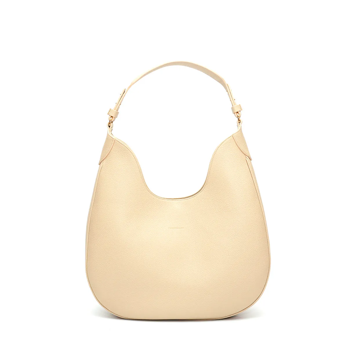 Beige Leather Cloe