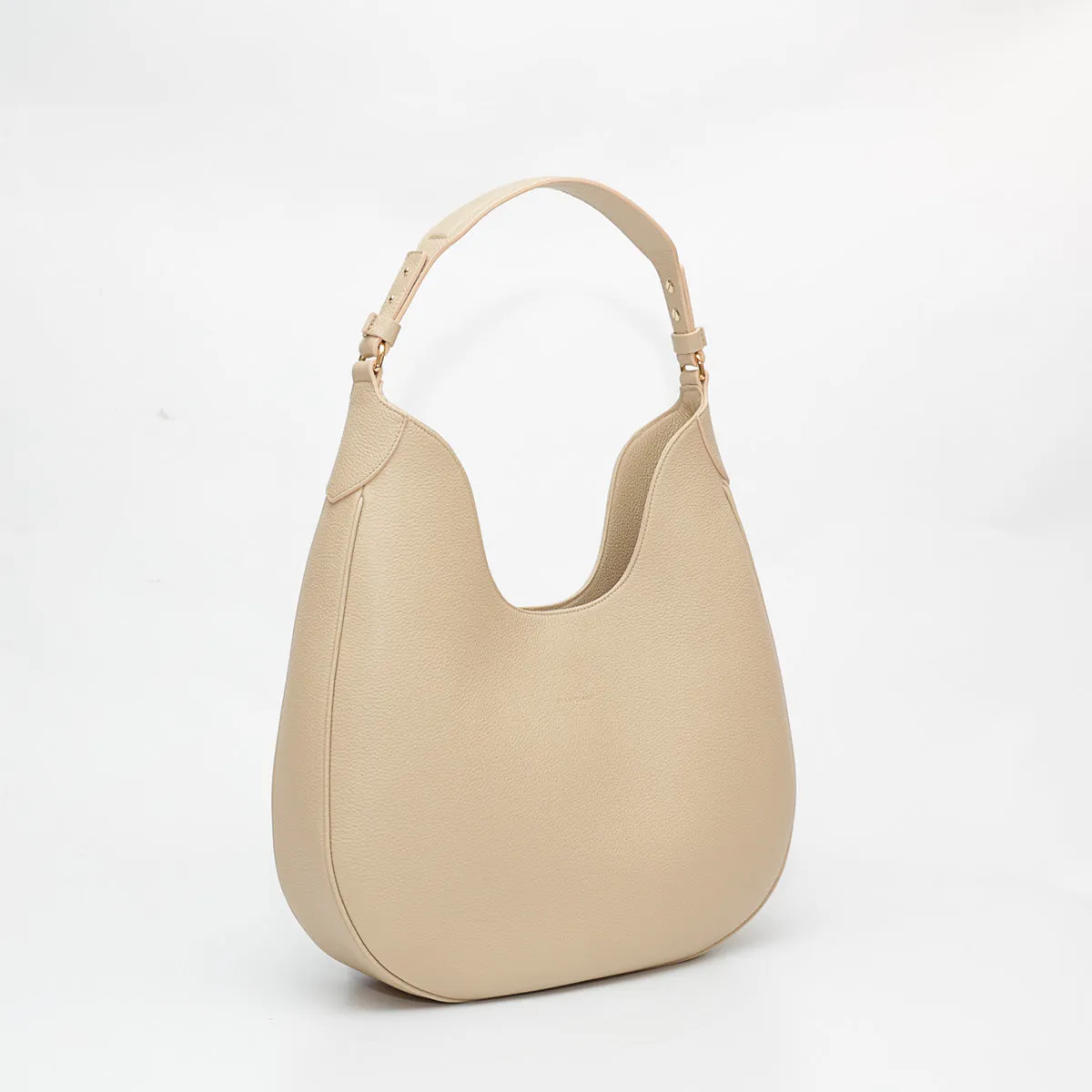 Beige Leather Cloe