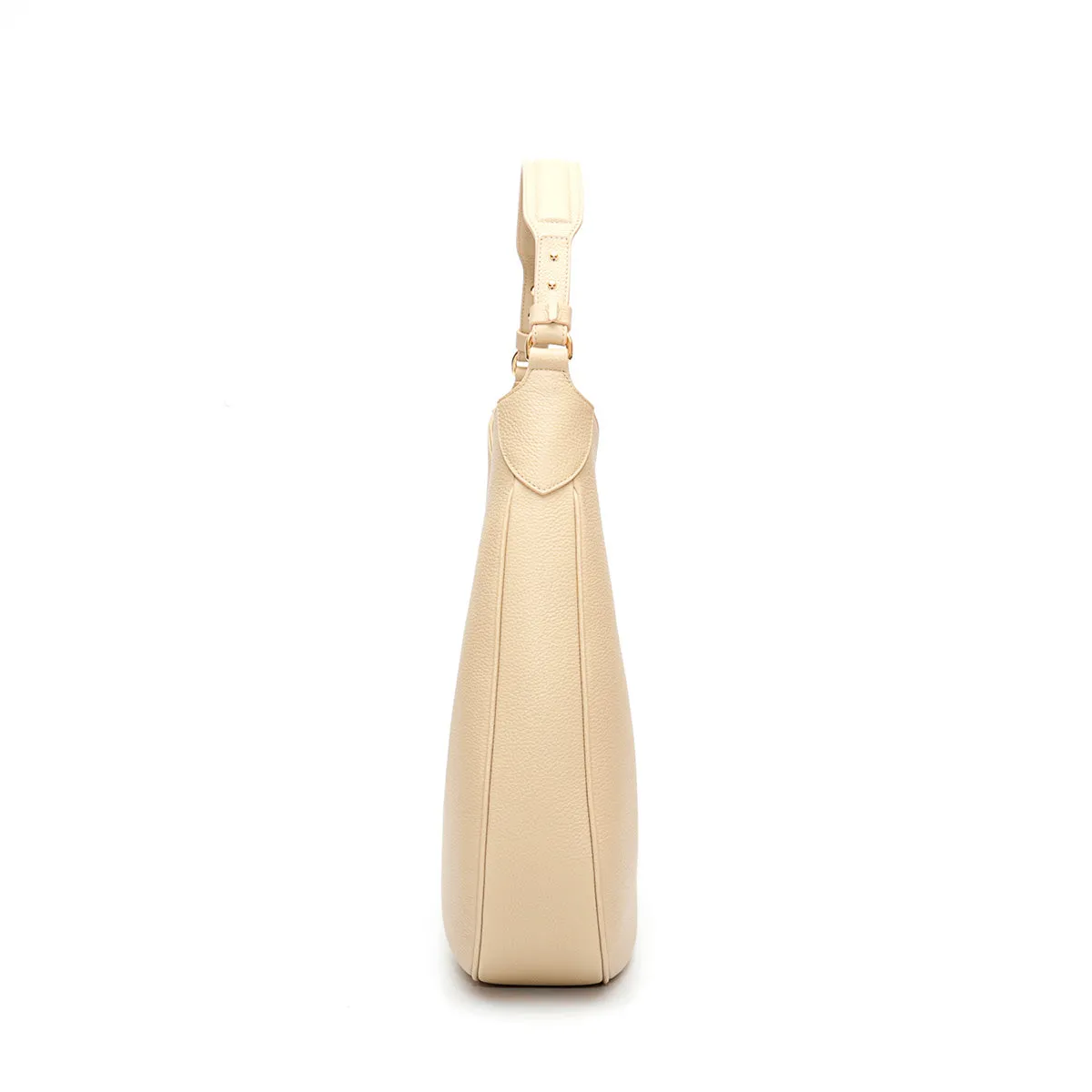 Beige Leather Cloe