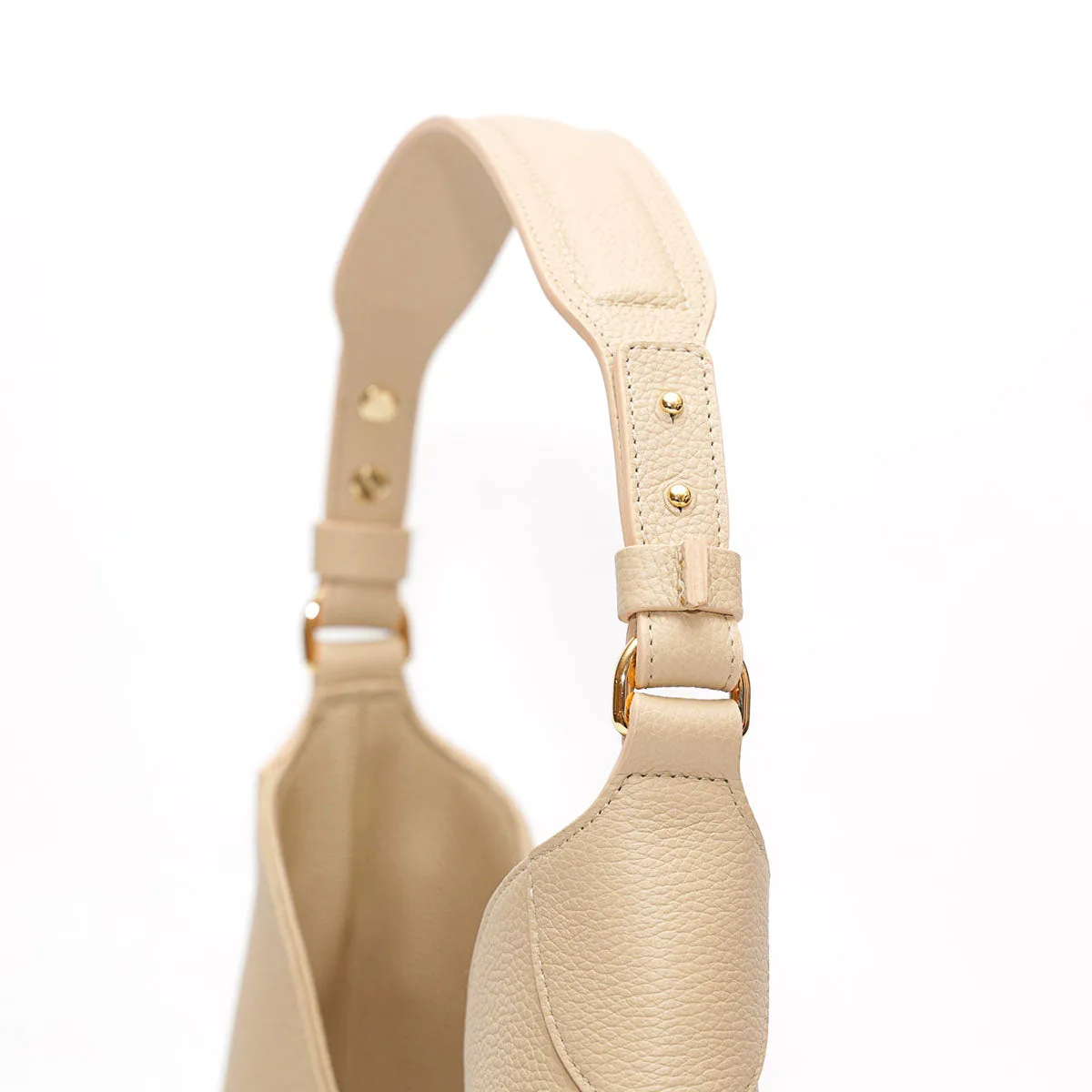 Beige Leather Cloe