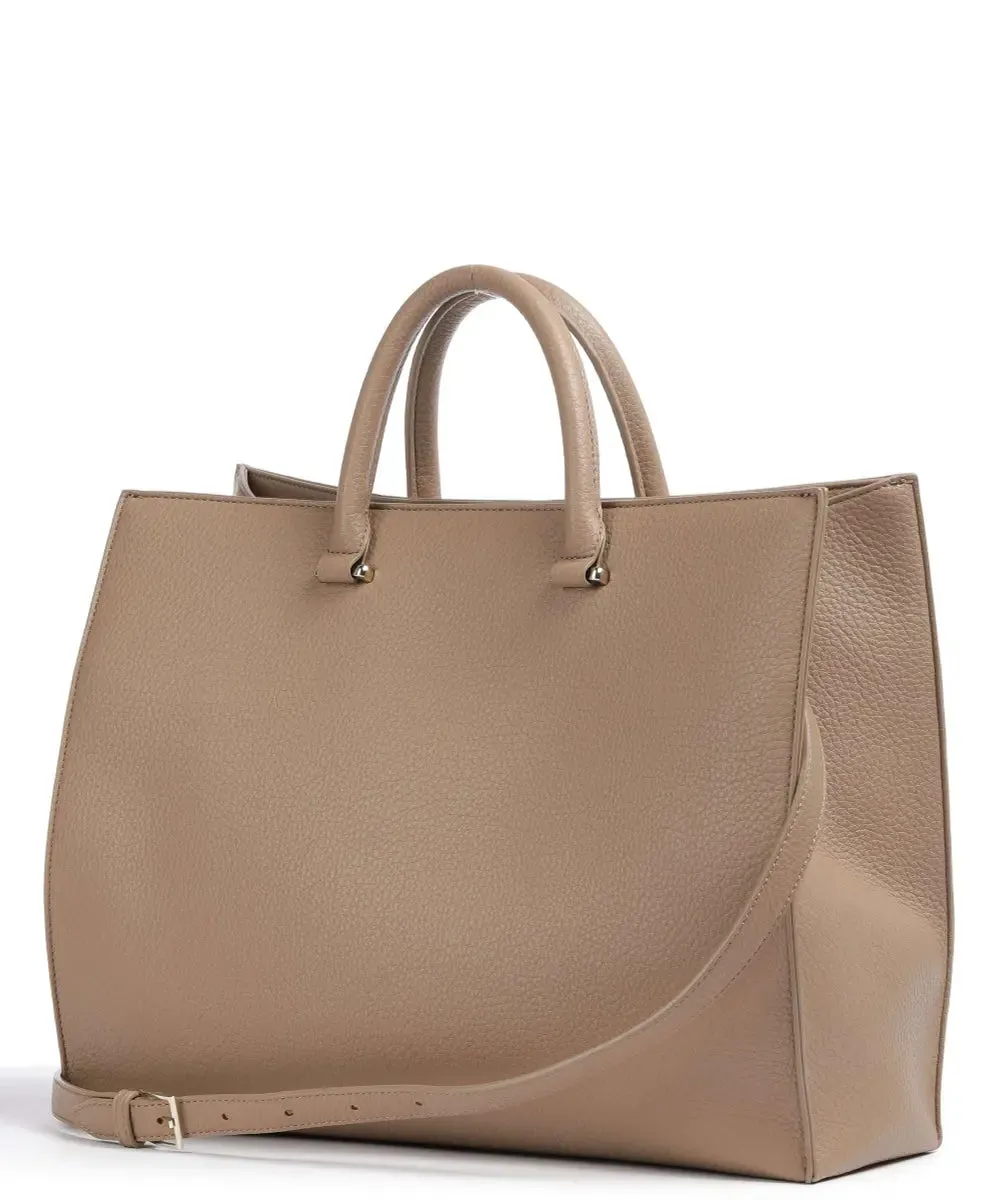 Beige Shoulder Strap Handbag
