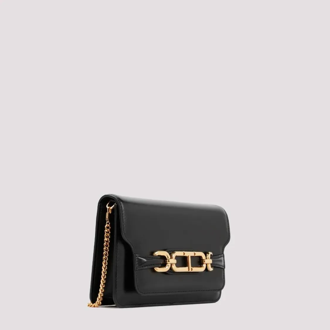 Black Calf Leather Handbag by Tom Ford in Black