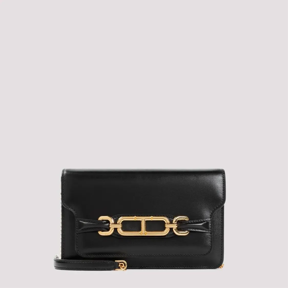 Black Calf Leather Handbag by Tom Ford in Black