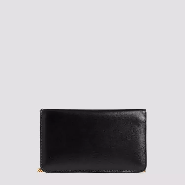 Black Calf Leather Handbag by Tom Ford in Black