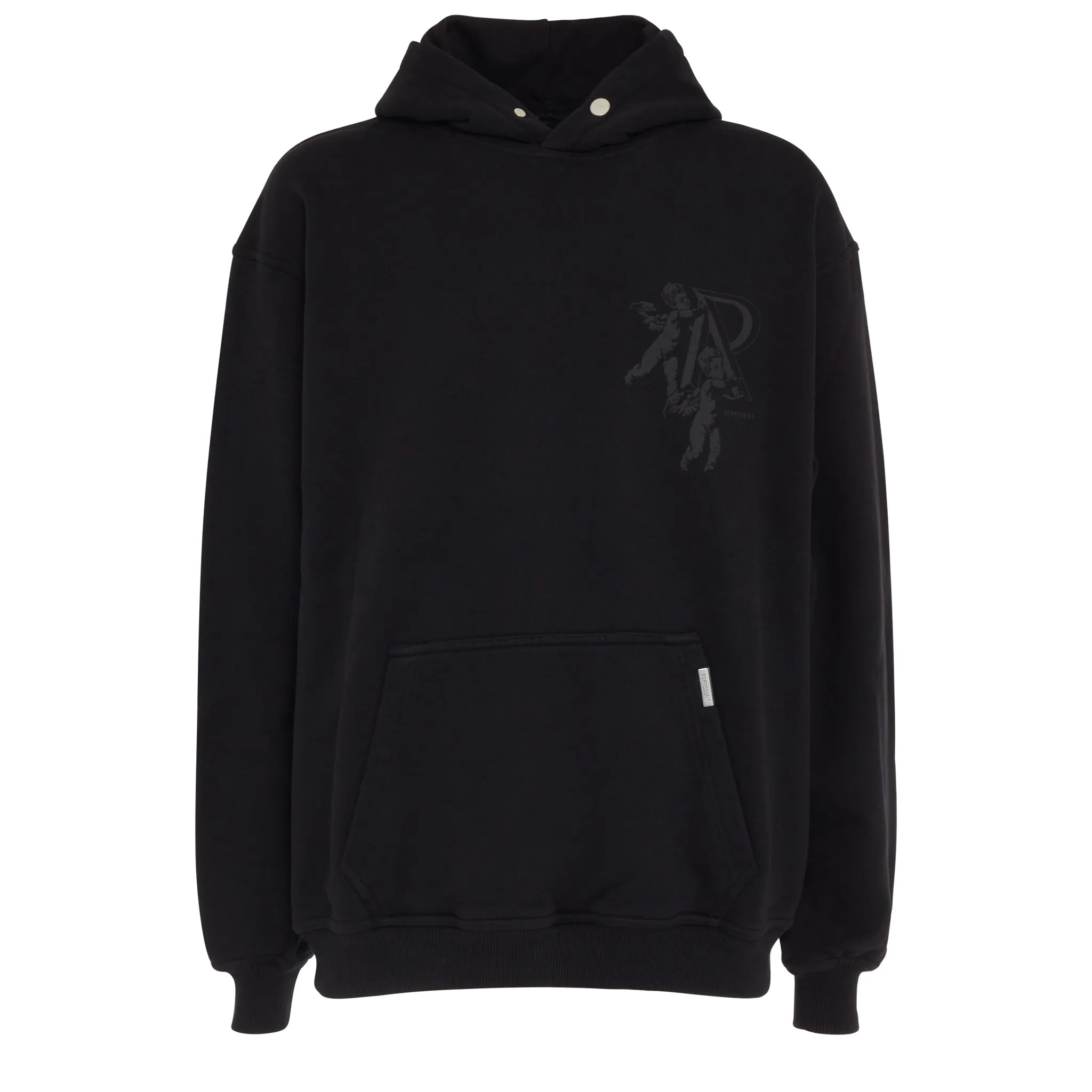 Black Cotton REPRESENT Felpa Cherub Initial