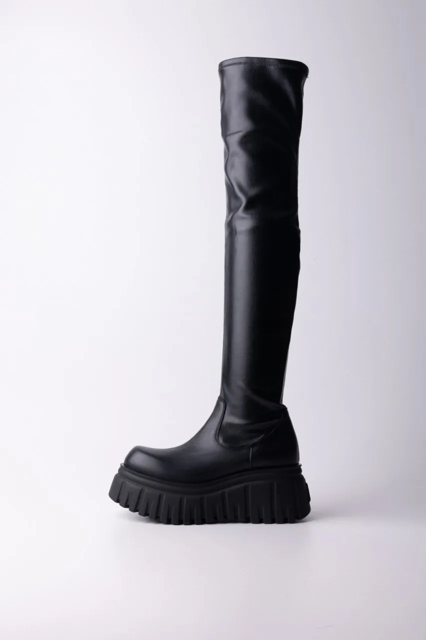 Black High London Boots