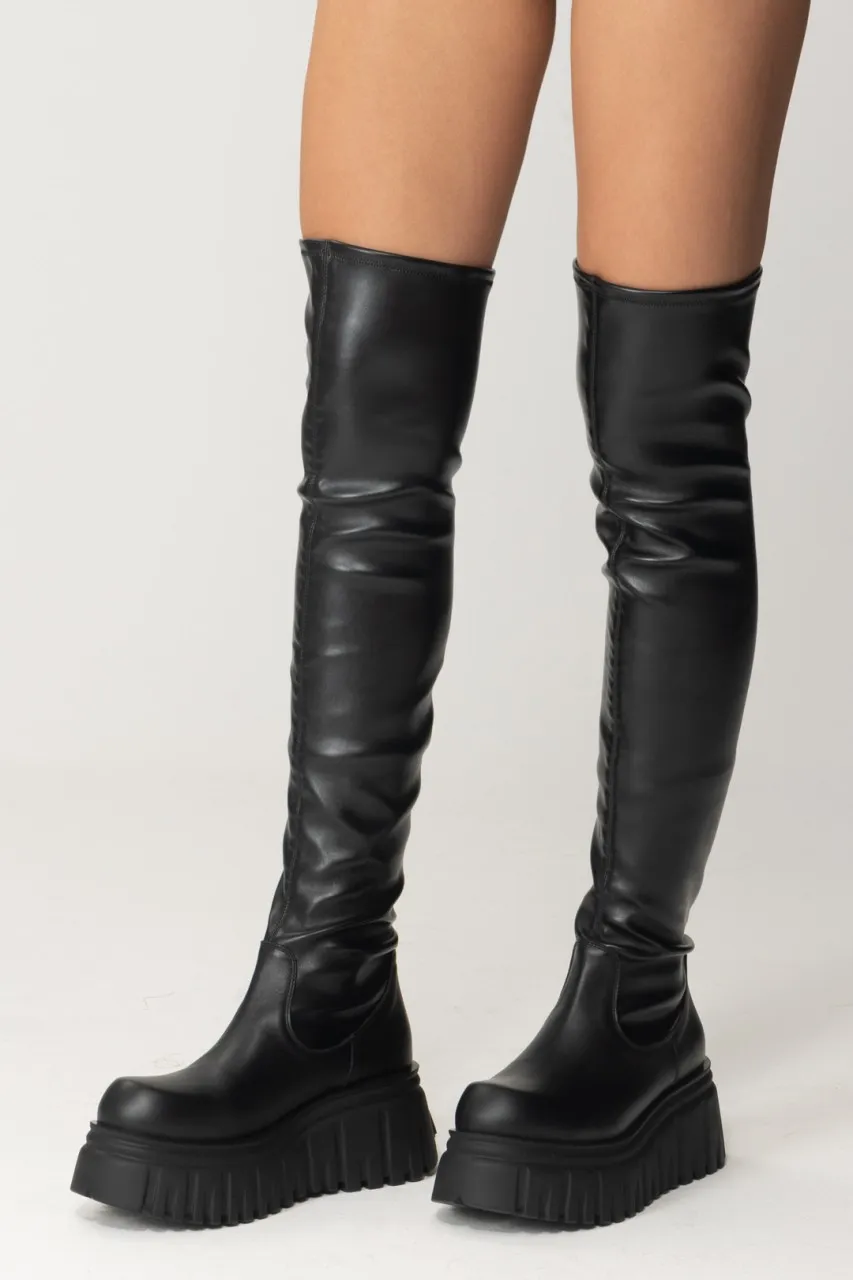 Black High London Boots