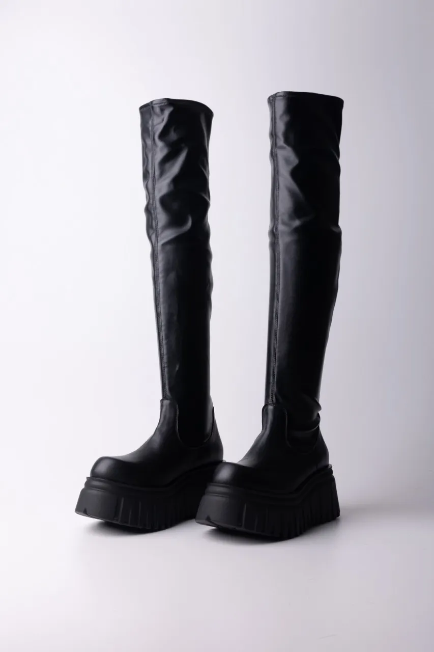 Black High London Boots
