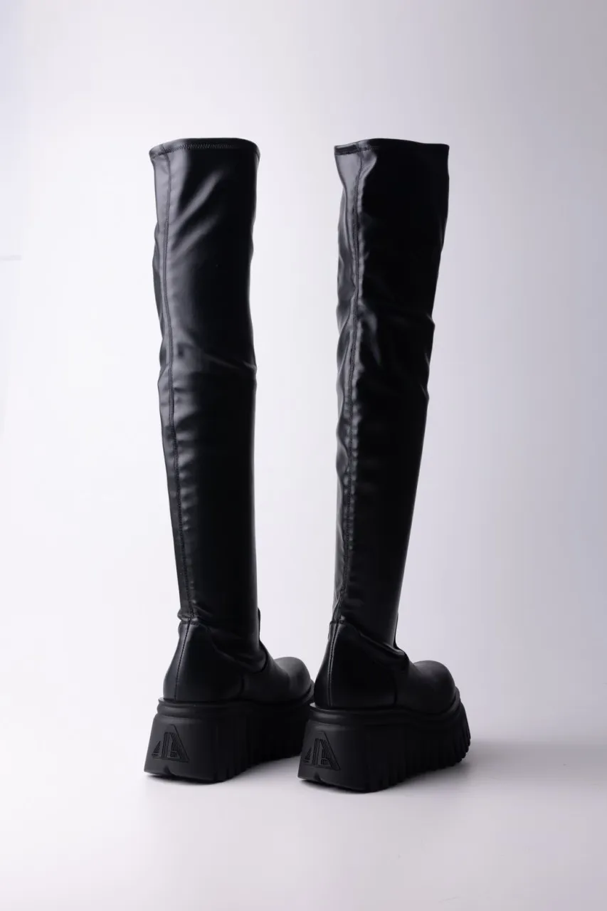 Black High London Boots