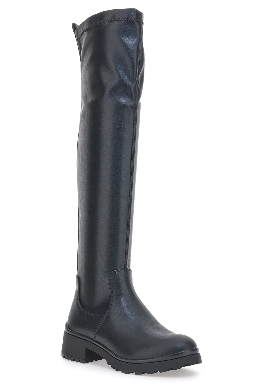 Black Knee-high Boots First Lady 4088