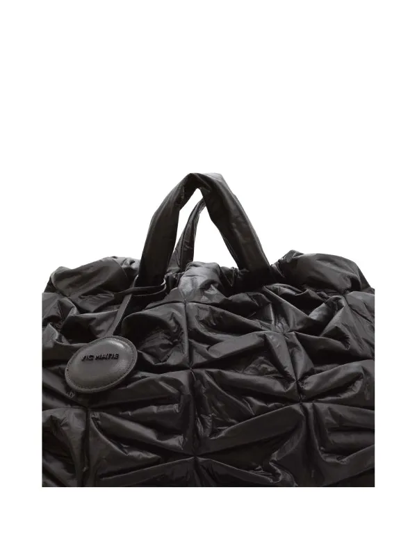 Black Nylon Large Handbag