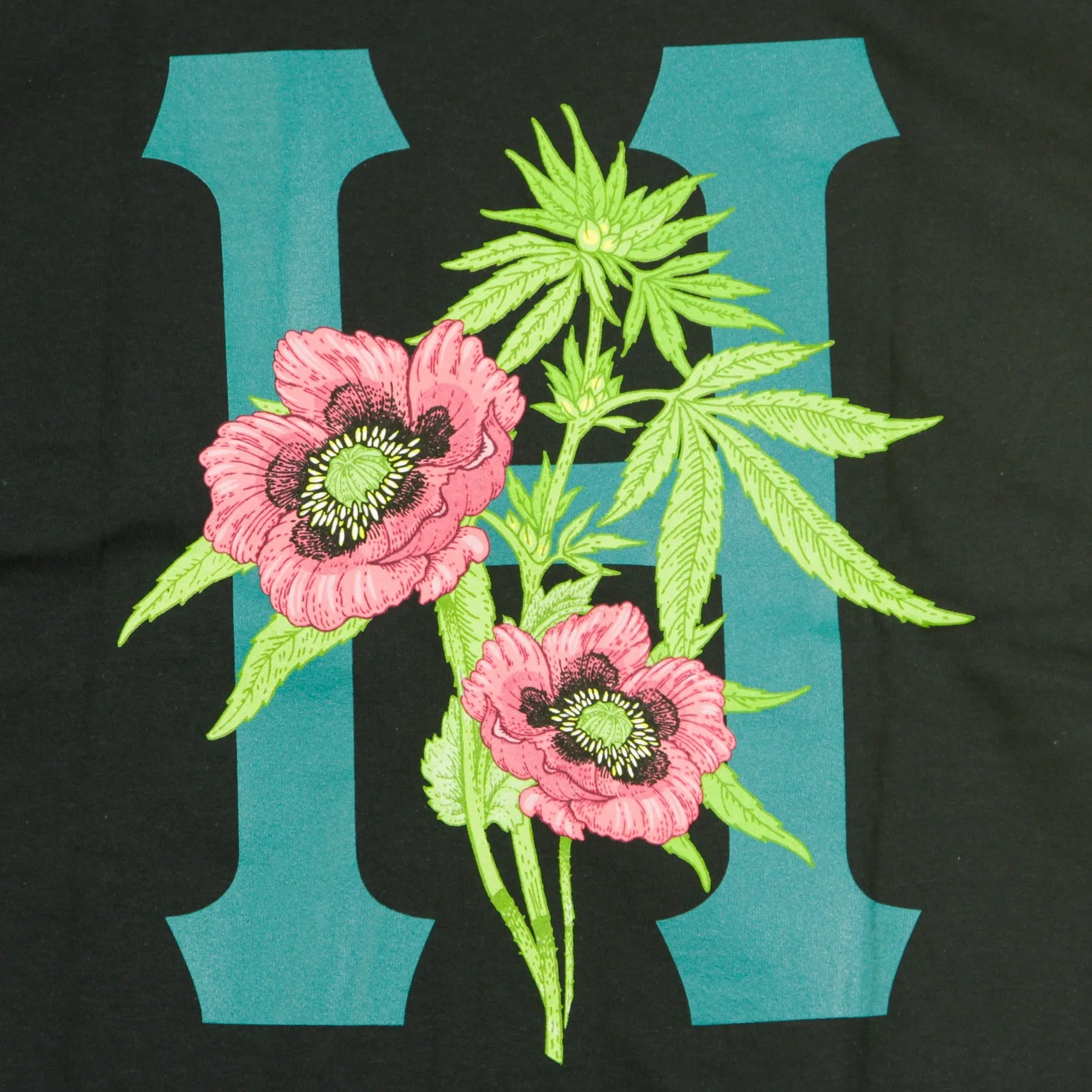 Black Planta Classic H Tee for Men