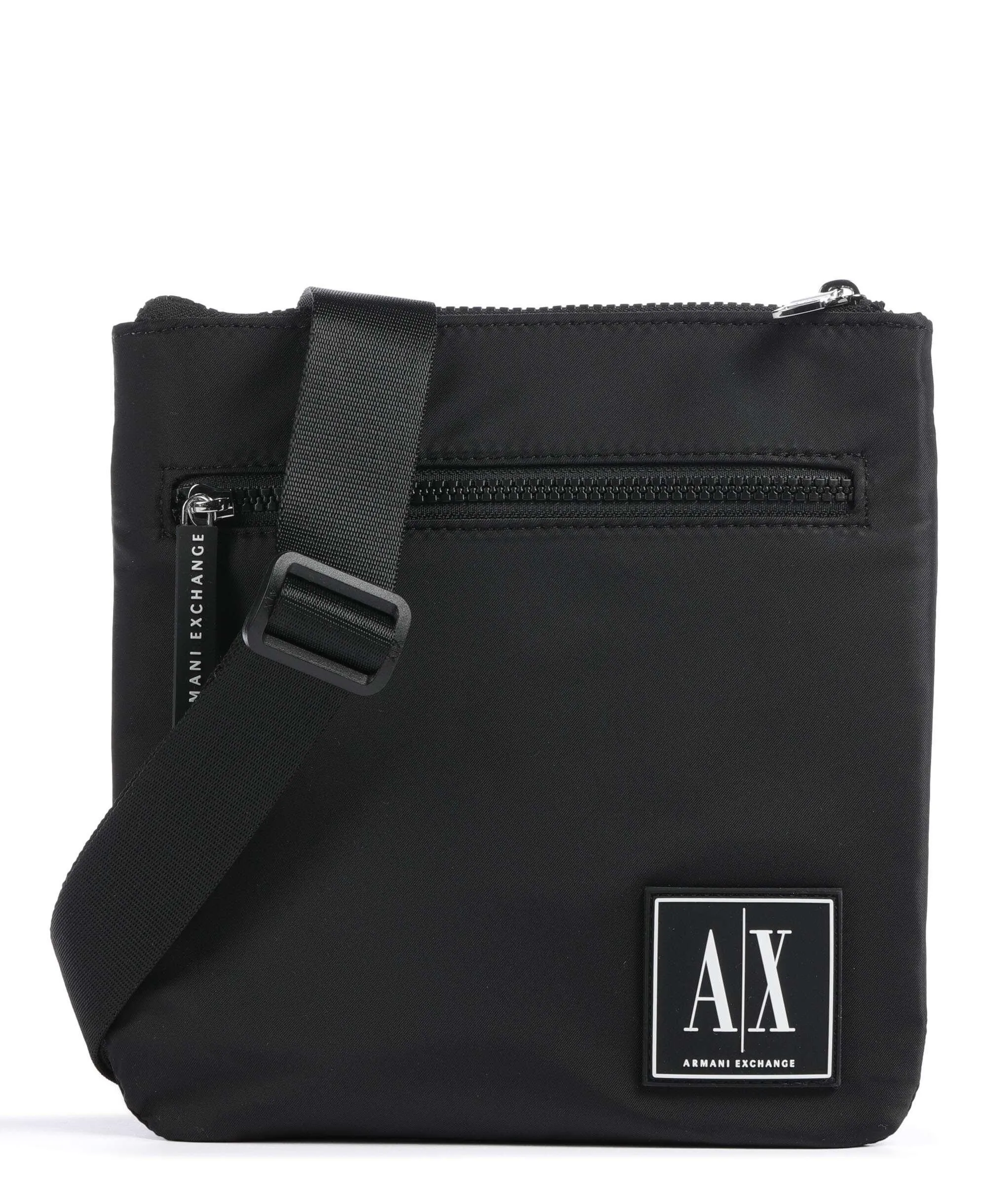 Black Polyester Crossbody Bag by Armani Exchange