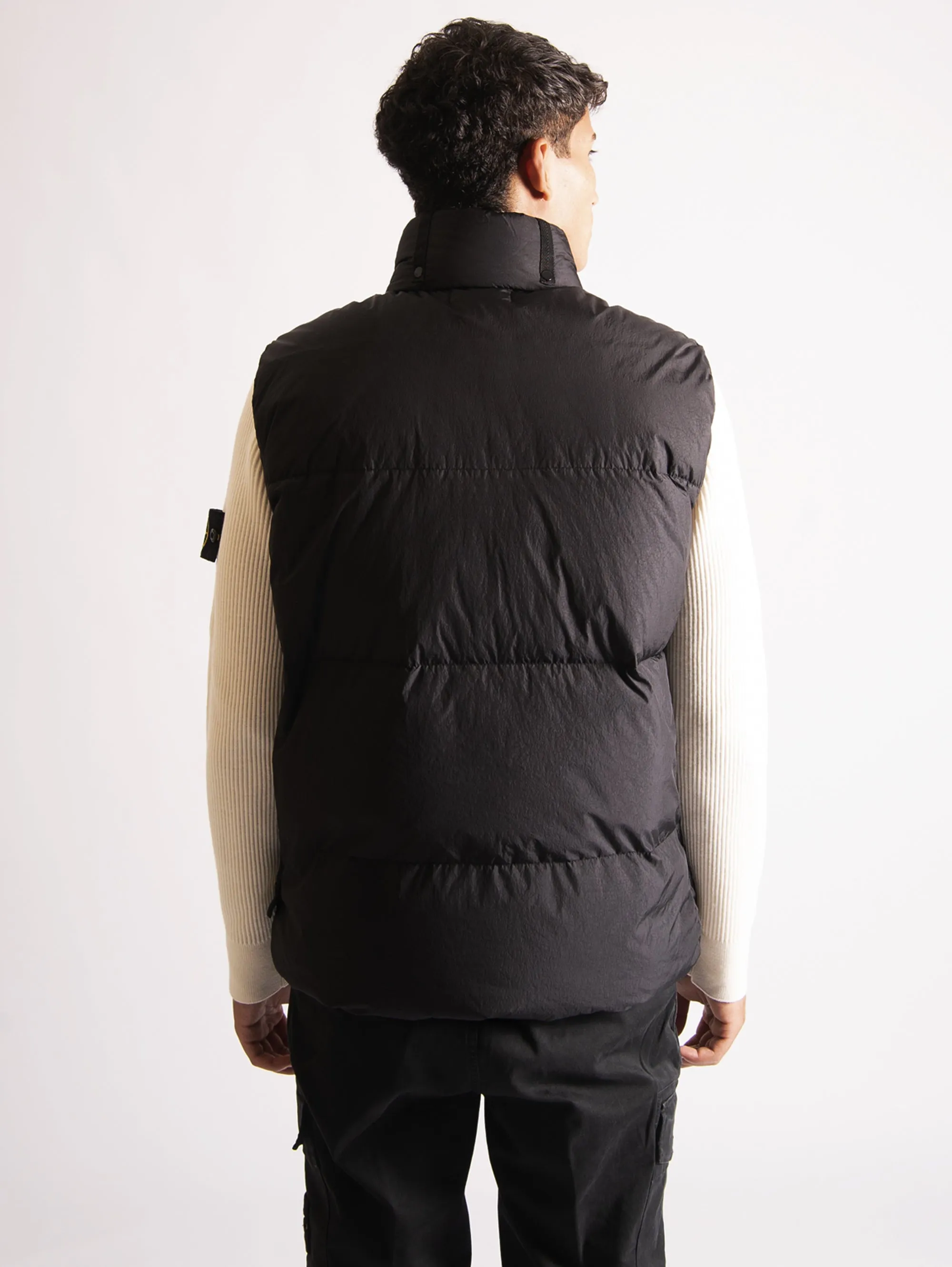 Black Quilted Vest.