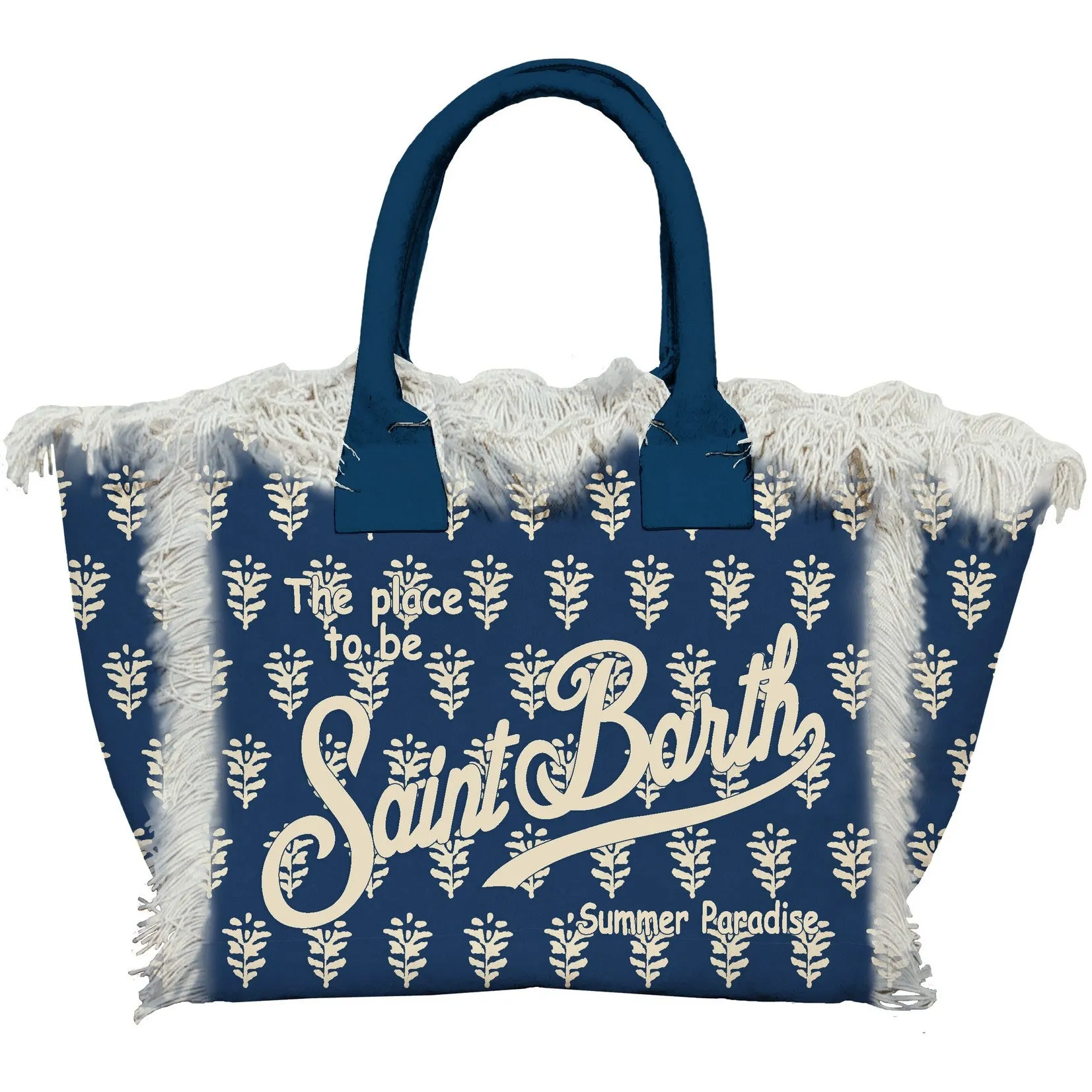 Blue Colette Handbag in Cotton Canvas