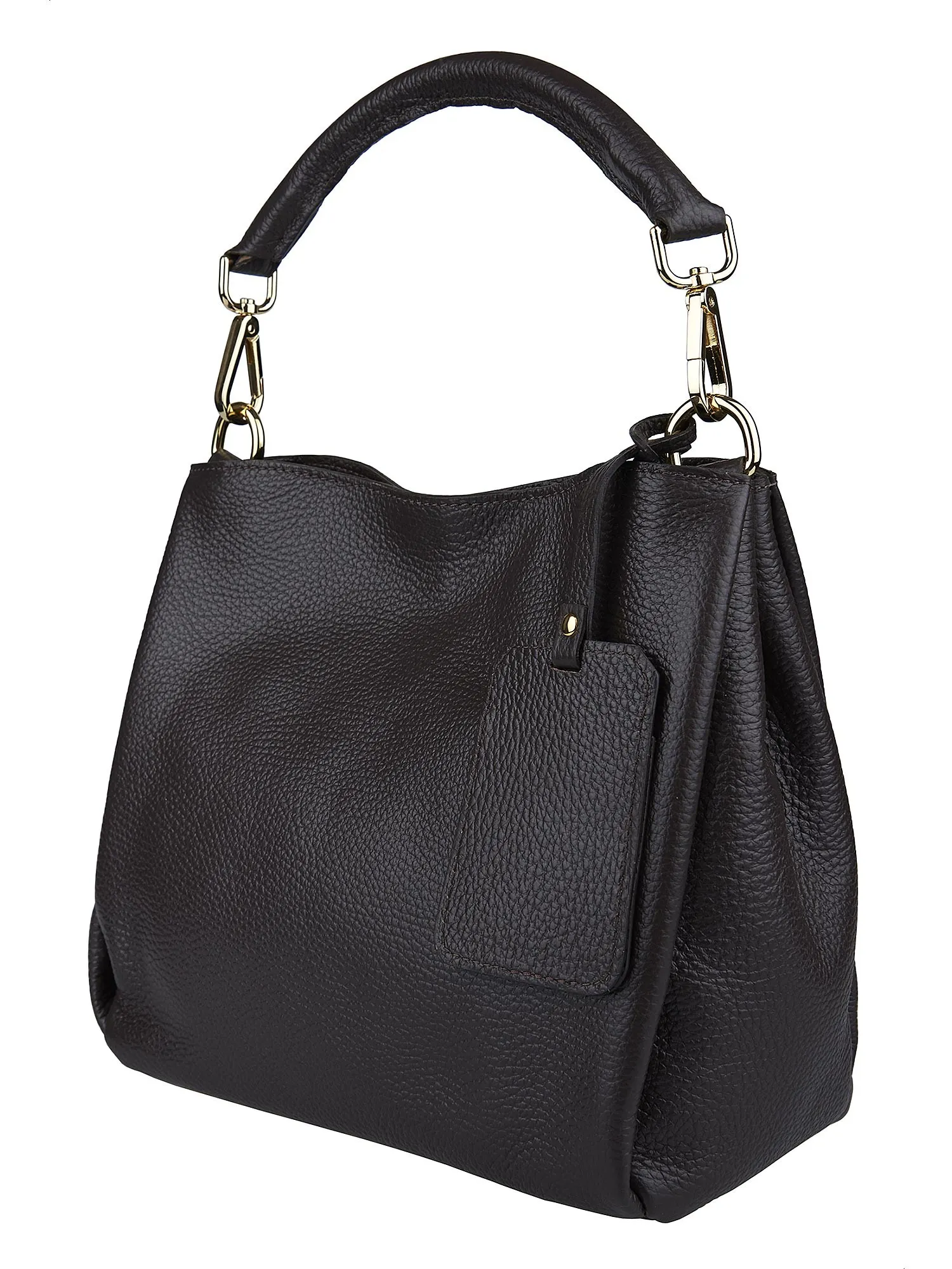 Blue Leather Small Handbag