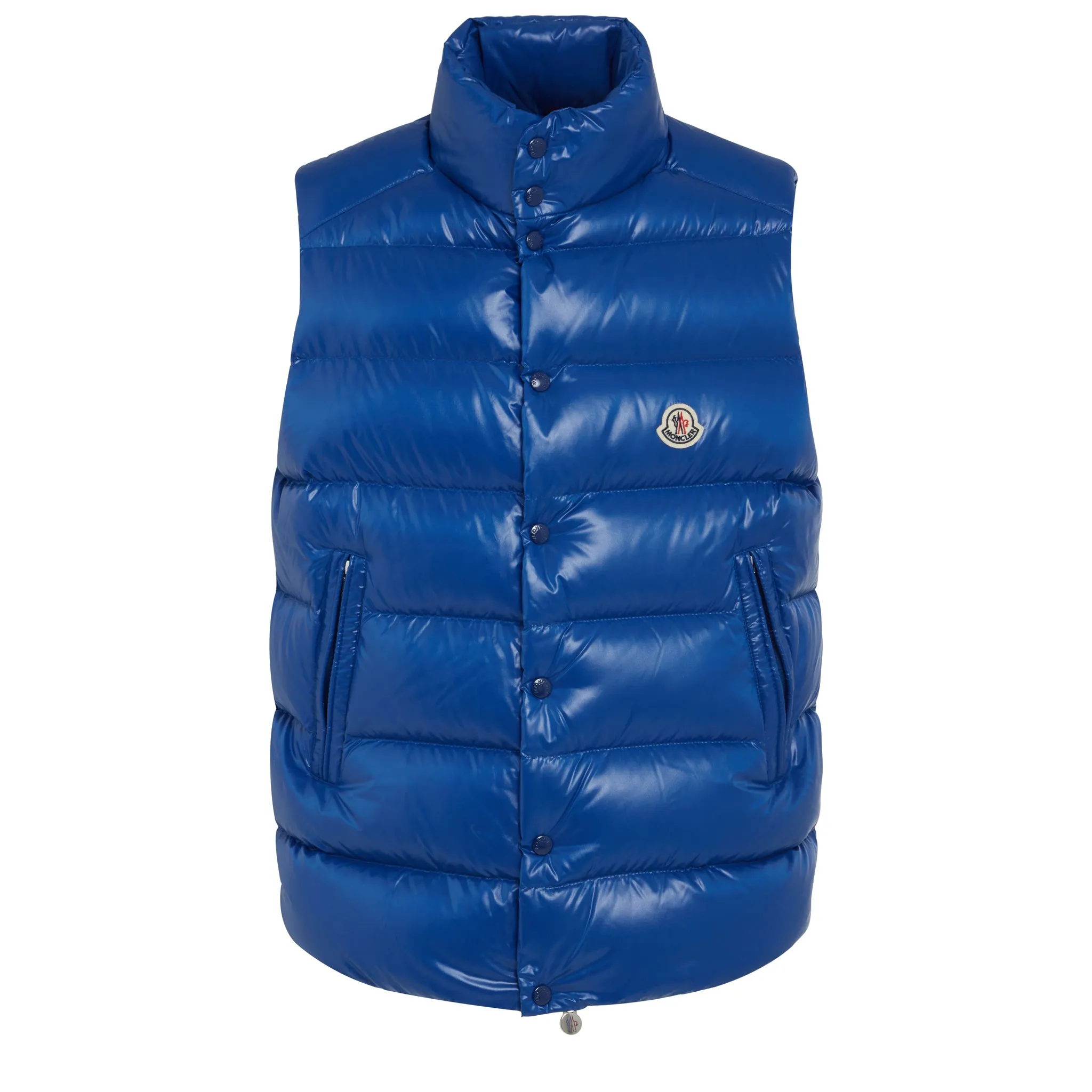Blue MONCLER Padded Tibb Fabric Gilet