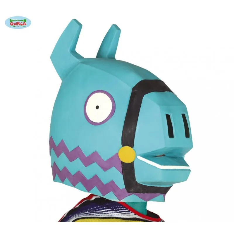 blue mud latex mask for Fortnite themed Carnival Halloween disguises