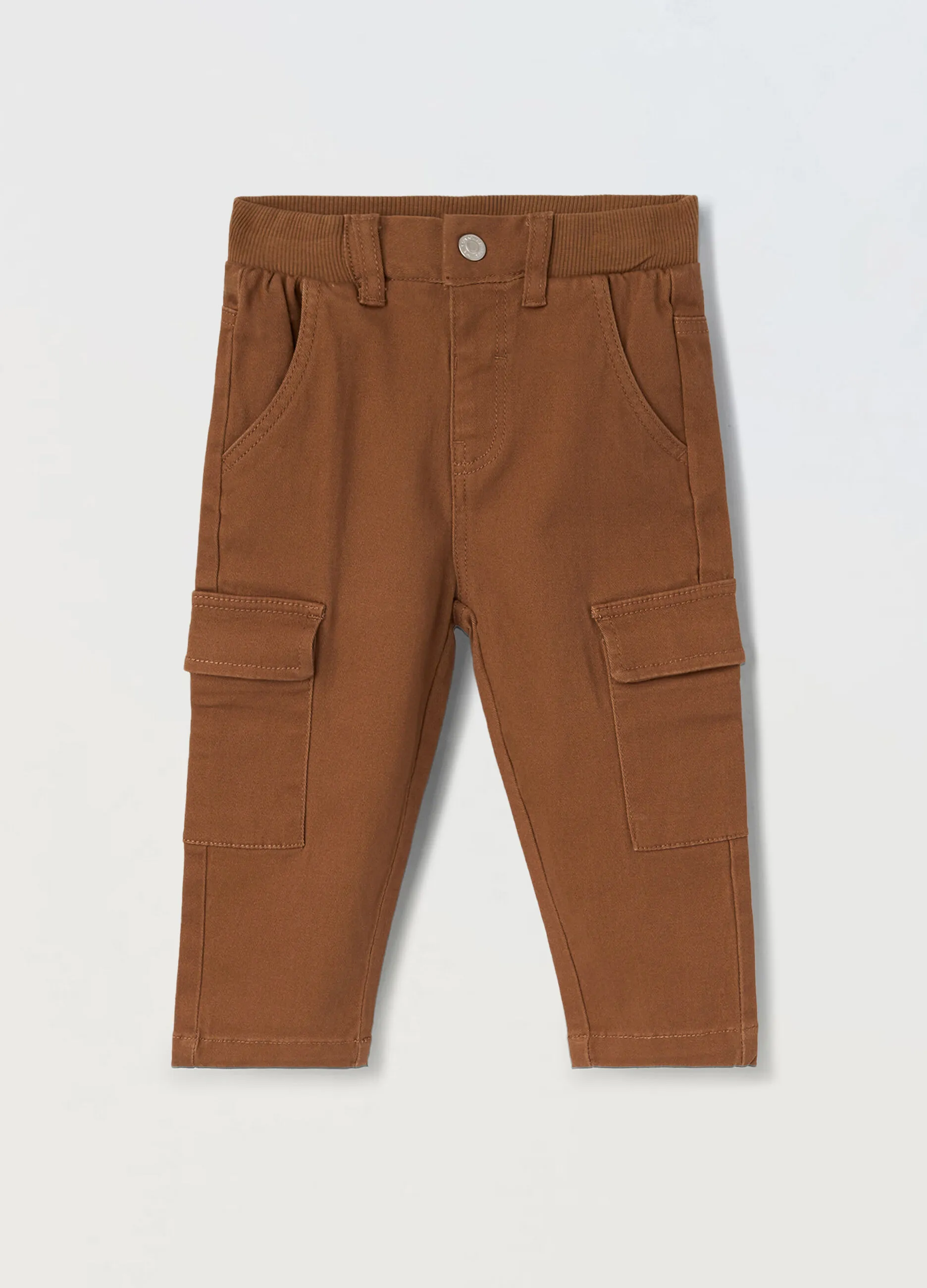 BLUKIDS  Pantaloni in twill di cotone stretch neonato