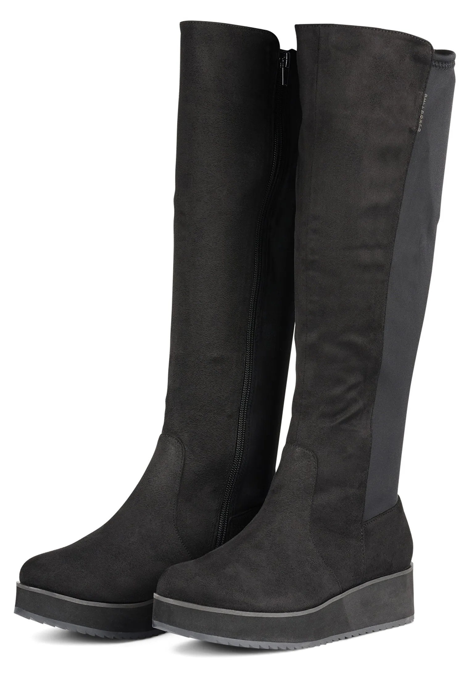 Boots with wedge heel