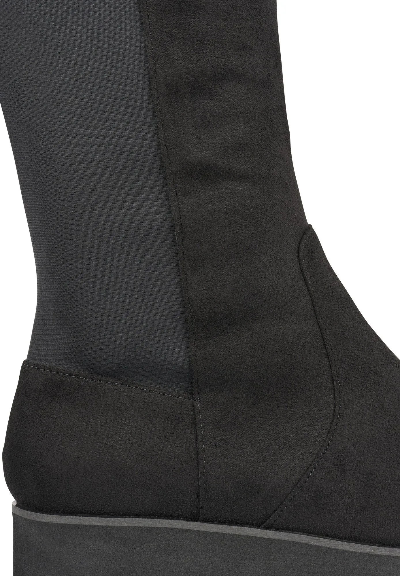 Boots with wedge heel