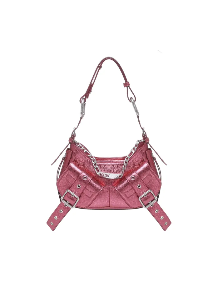 BORSA A SPALLA IN PELLE BOVINA