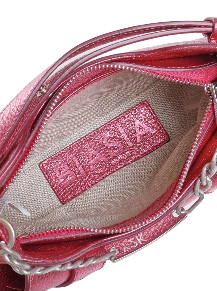 BORSA A SPALLA IN PELLE BOVINA
