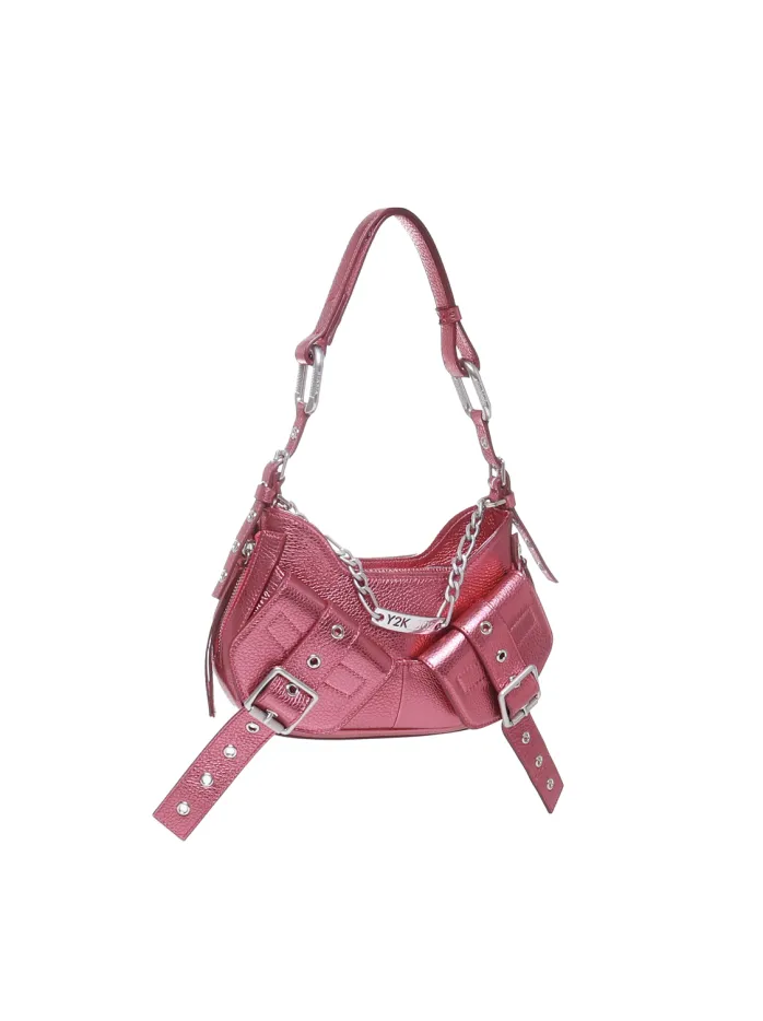 BORSA A SPALLA IN PELLE BOVINA