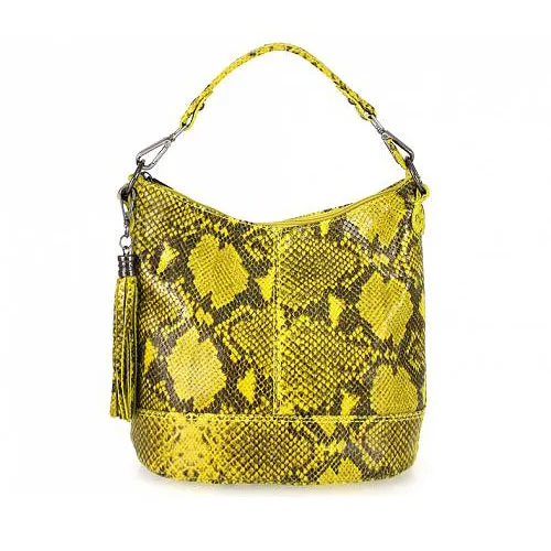 Yellow Python Shoulder Bag - Product Code 25980