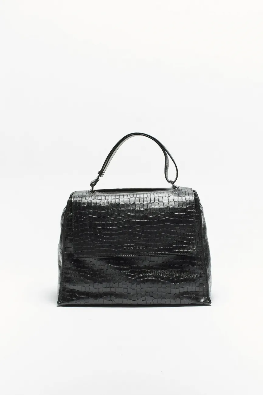 Medium Coco Leather Shoulder Bag Sveva