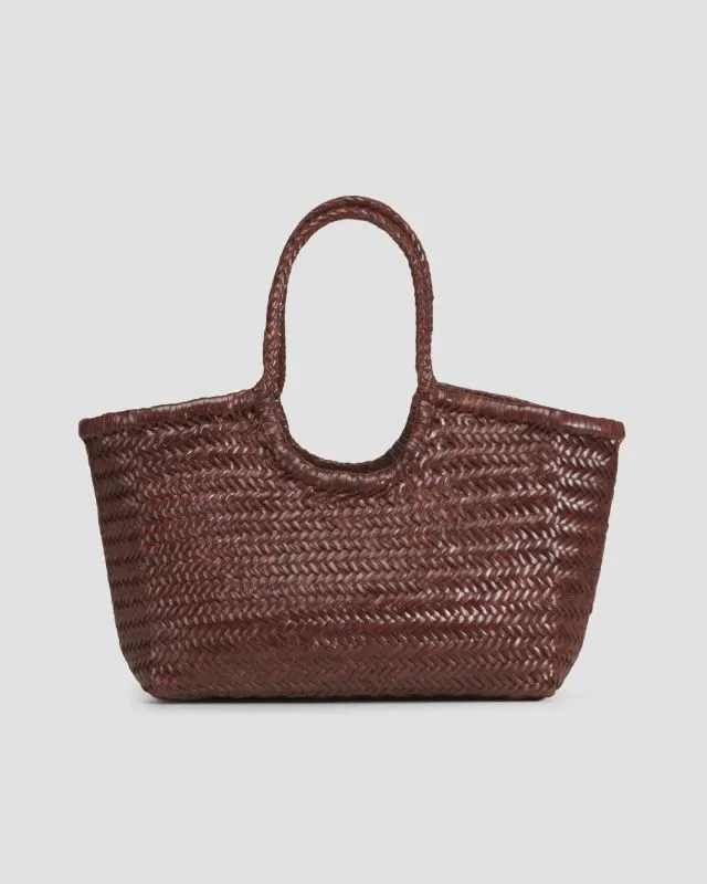 Borsa intrecciata in pelle Dragon Diffusion Nantucket Basket Big