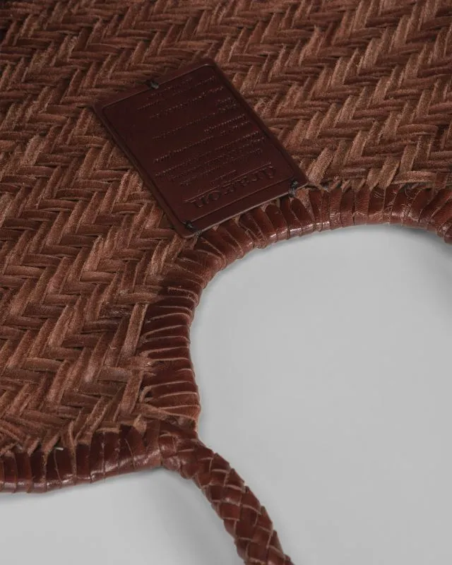 Borsa intrecciata in pelle Dragon Diffusion Nantucket Basket Big
